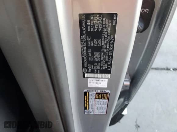 2024 Hyundai Santa Fe Limited с VIN 5NMP44GL7RH024299, выставлен на аукционе Copart как лот 68245524 с пробегом 5 637 миль миль и Списание • Salvage title. История ставок и продаж доступна на DreamBid. Изображение 14.