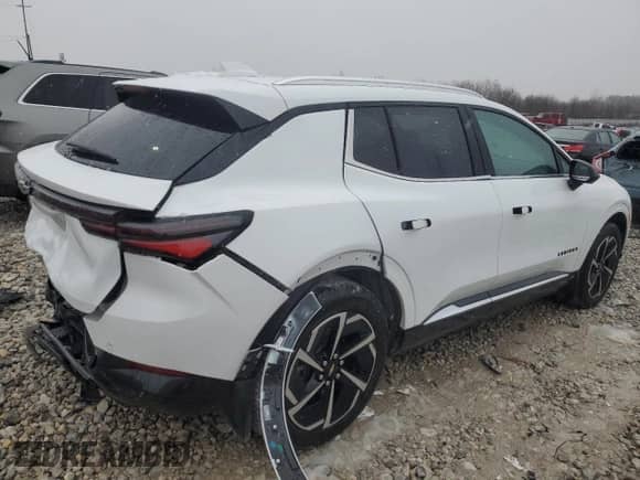 2024 Chevrolet Equinox EV LT с VIN 3GN7DLRP6RS260243, выставлен на аукционе Copart как лот 85561804 с пробегом 2 458 миль миль и Списание • Salvage title. История ставок и продаж доступна на DreamBid. Изображение 3.