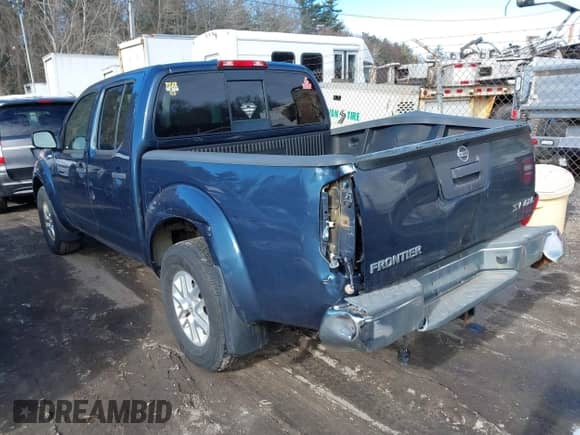 2017 Nissan Frontier SV with VIN 1N6AD0EV4HN736979, listed as a IAAI auction lot 41633834 with 153,011 mi miles and . Bid and sale history available at DreamBid. Image 3.