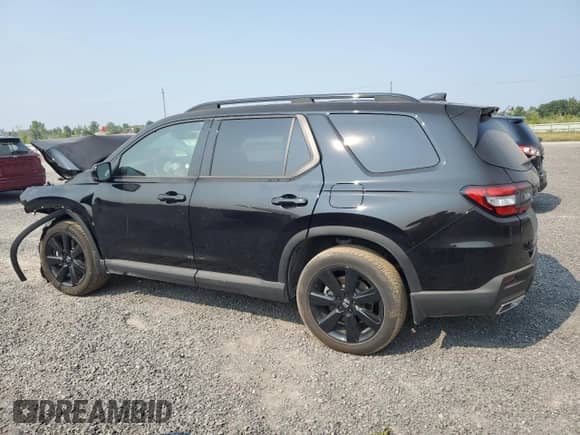 2025 Honda Pilot Black Edition с VIN 5FNYG1H91SB507467, выставлен на аукционе Copart как лот 66996915 с пробегом Не указан миль и Списание • Salvage title. История ставок и продаж доступна на DreamBid. Изображение 2.