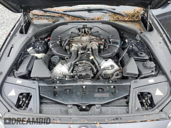 2011 BMW 5 Series 550i xDrive with VIN WBAFU9C59BC783909, listed as a Copart auction lot 56222645 with Not provided miles and Salvage title. Bid and sale history available at DreamBid. Image 11.