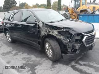 2019 Chevrolet Traverse LS z VIN 1GNERFKW2KJ300210, wystawiony jako IAAI lot #43309517 z przebiegiem 59 179 mil mil oraz . Historia ofert i sprzedaży dostępna na DreamBid. Obrazek 1.