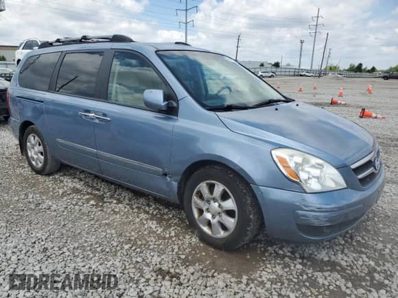 2008 Hyundai Entourage GLS z VIN KNDMC233686053031, wystawiony jako Copart lot #58337575 z przebiegiem 183 288 mil mil oraz Szkoda całkowita • Salvage title. Historia ofert i sprzedaży dostępna na DreamBid. Obrazek 4.