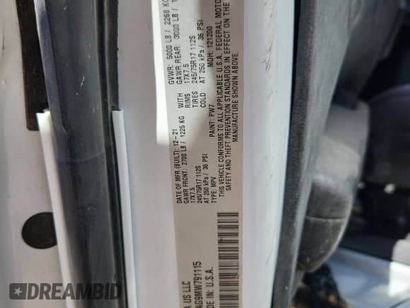 2021 Jeep Wrangler Sport S with VIN 1C4GJXAG9MW791115, listed as a Copart auction lot 81682295 with 60,136 mi miles and Salvage title. Bid and sale history available at DreamBid. Image 14.