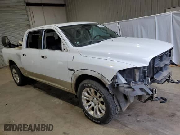 2014 Ram 1500 Longhorn Limited z VIN 1C6RR7WM7ES269535, wystawiony jako Copart lot #44575215 z przebiegiem 223 170 mil mil oraz Szkoda całkowita • Salvage title. Historia ofert i sprzedaży dostępna na DreamBid. Obrazek 4.
