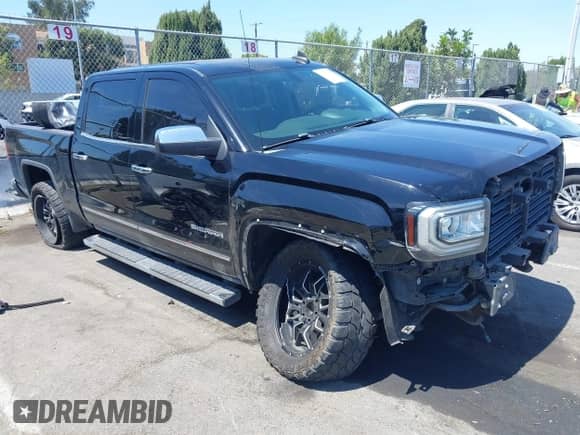 2018 GMC Sierra 1500 SLT z VIN 3GTP1NEC7JG112934, wystawiony jako IAAI lot #43055845 z przebiegiem 104 152 mil mil oraz . Historia ofert i sprzedaży dostępna na DreamBid. Obrazek 1.