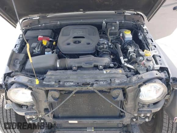 2021 Jeep Wrangler Unlimited Willys z VIN 1C4HJXDN6MW815224, wystawiony jako IAAI lot #42572625 z przebiegiem 42 000 mil mil oraz . Historia ofert i sprzedaży dostępna na DreamBid. Obrazek 10.