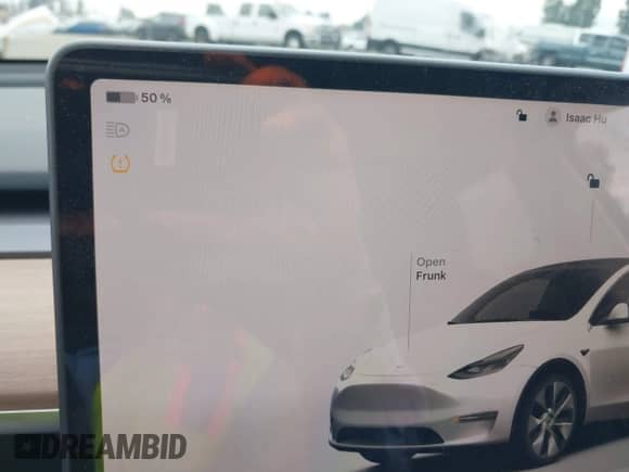 2023 Tesla Model Y Long Range with VIN 7SAYGAEE2PF763662, listed as a IAAI auction lot 43412618 with 43,857 mi miles and . Bid and sale history available at DreamBid. Image 17.