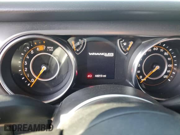 2022 Jeep Wrangler Willys with VIN 1C4GJXAN6NW177249, listed as a Copart auction lot 85960014 with 44,013 mi miles and Salvage title. Bid and sale history available at DreamBid. Image 9.