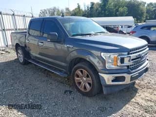 2019 Ford F-150 XL with VIN 1FTEW1C55KFA75214, listed as a IAAI auction lot 43223552 with 78,604 mi miles and . Bid and sale history available at DreamBid. Image 1.