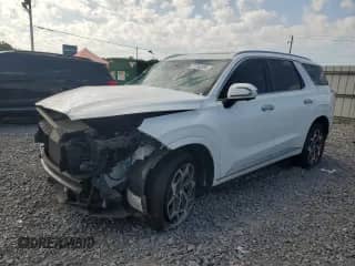 2022 Hyundai Palisade Calligraphy с VIN KM8R74HEXNU471174, выставлен на аукционе Copart как лот 71743385 с пробегом 73 614 миль миль и Списание • Salvage title. История ставок и продаж доступна на DreamBid. Изображение 1.