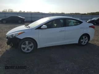 2012 Hyundai Elantra GLS with VIN 5NPDH4AE2CH112396, listed as a Copart auction lot 81563895 with 134,859 mi miles and Salvage title. Bid and sale history available at DreamBid. Image 1.