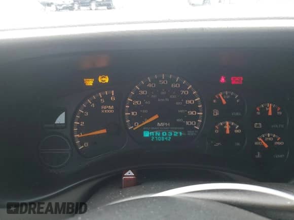 2001 Chevrolet Suburban LS with VIN 3GNEC16T91G165893, listed as a Copart auction lot 72577224 with 270,842 mi miles and Salvage title. Bid and sale history available at DreamBid. Image 9.