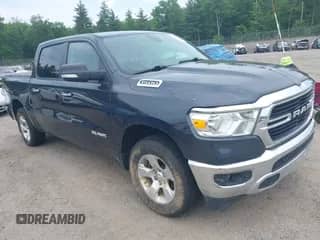 2020 Ram 1500 Big Horn z VIN 1C6RRFFG7LN230122, wystawiony jako IAAI lot #42496242 z przebiegiem 123 960 mil mil oraz . Historia ofert i sprzedaży dostępna na DreamBid. Obrazek 1.