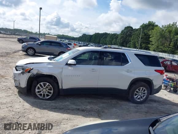 2018 Chevrolet Traverse LT Cloth with VIN 1GNERGKW5JJ232022, listed as a IAAI auction lot 42977703 with 108,073 mi miles and . Bid and sale history available at DreamBid. Image 14.