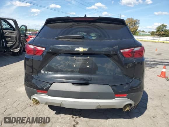 2020 Chevrolet Blazer LT with VIN 3GNKBCR47LS636882, listed as a Copart auction lot 84625865 with 81,903 mi miles and Salvage title. Bid and sale history available at DreamBid. Image 6.