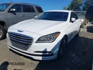 2015 Hyundai Genesis 3.8L z VIN KMHGN4JEXFU079370, wystawiony jako IAAI lot #43439395 z przebiegiem 179 771 mil mil oraz . Historia ofert i sprzedaży dostępna na DreamBid. Obrazek 2.