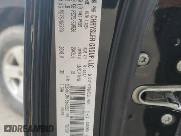 2015 Ram 1500 Outdoorsman z VIN 1C6RR7LMXFS540982, wystawiony jako Copart lot #80338565 z przebiegiem Nie podano mil oraz Czysty tytuł • Clean title. Historia ofert i sprzedaży dostępna na DreamBid. Obrazek 13.