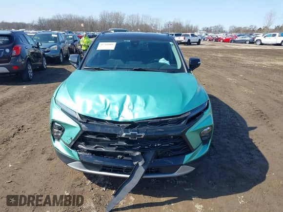 2024 Chevrolet Blazer LT с VIN 3GNKBDRS0RS191740, выставлен на аукционе IAAI как лот 41769909 с пробегом 11 003 миль миль и . История ставок и продаж доступна на DreamBid. Изображение 12.