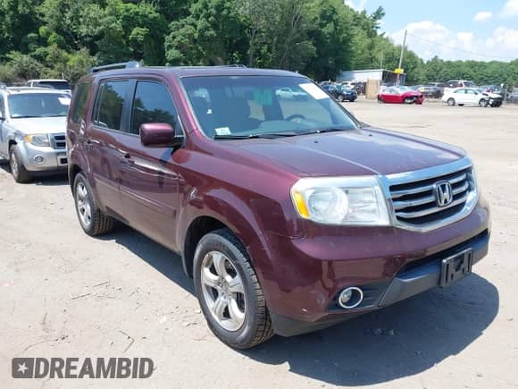 2013 Honda Pilot EX-L with VIN 5FNYF3H50DB040007, listed as a IAAI auction lot 42744260 with 143,077 mi miles and . Bid and sale history available at DreamBid. Image 1.