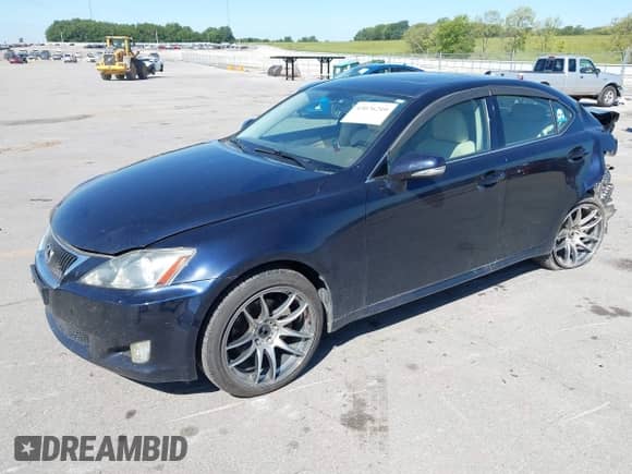 2009 Lexus IS 250 z VIN JTHCK262395034895, wystawiony jako IAAI lot #43076210 z przebiegiem 164 742 mil mil oraz . Historia ofert i sprzedaży dostępna na DreamBid. Obrazek 2.
