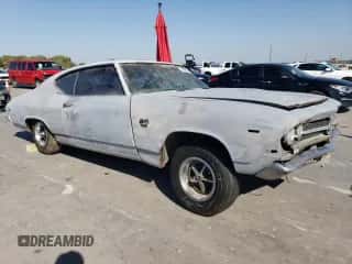 1969 Chevrolet Chevelle z VIN 136379K416076, wystawiony jako Copart lot #83053244 z przebiegiem Nie podano mil oraz Czysty tytuł • Clean title. Historia ofert i sprzedaży dostępna na DreamBid. Obrazek 4.