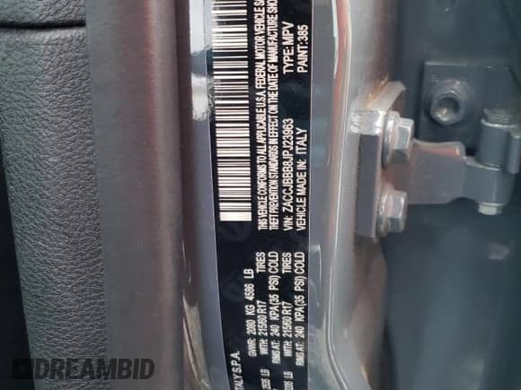 2018 Jeep Renegade Latitude с VIN ZACCJBBB8JPJ23963, выставлен на аукционе Copart как лот 71569344 с пробегом 24 329 миль миль и Списание • Salvage title. История ставок и продаж доступна на DreamBid. Изображение 15.
