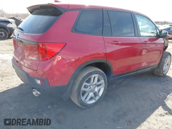 2025 Honda Passport EX-L с VIN 5FNYF8H51SB003901, выставлен на аукционе IAAI как лот 41847738 с пробегом 2 882 миль миль и . История ставок и продаж доступна на DreamBid. Изображение 4.