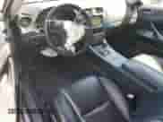 2010 Lexus IS 350 C with VIN JTHFE2C29A2504927, listed as a Copart auction lot 62053225 with 125,263 mi miles and Salvage title. Bid and sale history available at DreamBid. Image 8.