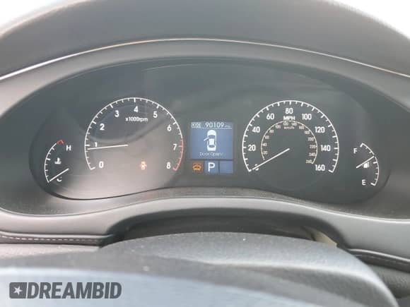 2010 Hyundai Genesis with VIN KMHGC4DF6AU105885, listed as a Copart auction lot 81600135 with 90,109 mi miles and Salvage title. Bid and sale history available at DreamBid. Image 9.