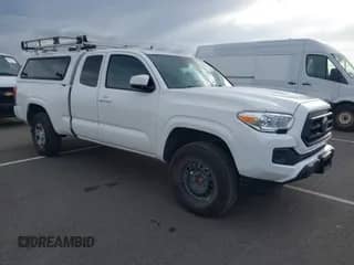 2022 Toyota Tacoma SR with VIN 3TYRX5GN7NT046581, listed as a IAAI auction lot 43322934 with 54,422 mi miles and . Bid and sale history available at DreamBid. Image 1.