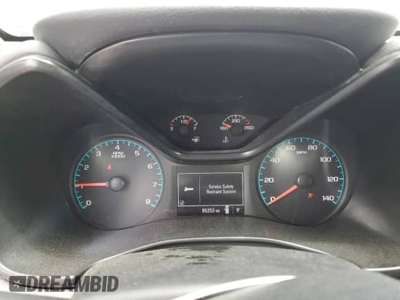 2021 Chevrolet Colorado 4WD Work Truck with VIN 1GCHTBEN1M1293398, listed as a Copart auction lot 54944005 with 65,253 mi miles and Salvage title. Bid and sale history available at DreamBid. Image 9.