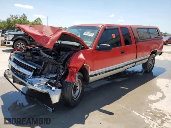 1996 Chevrolet Silverado 2500 с VIN 1GCGC29R1TE197853, выставлен на аукционе Copart как лот 68318855 с пробегом Не указан миль и Списание • Salvage title. История ставок и продаж доступна на DreamBid. Изображение 1.