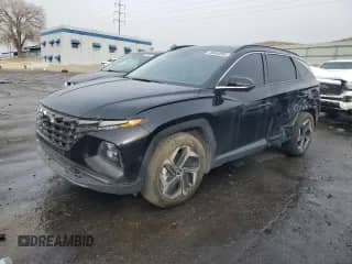 2023 Hyundai Tucson Limited with VIN 5NMJE3AE9PH165234, listed as a Copart auction lot 88008095 with 23,412 mi miles and Salvage title. Bid and sale history available at DreamBid. Image 1.