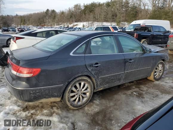 2007 Hyundai Azera SE с VIN KMHFC46F17A187513, выставлен на аукционе Copart как лот 46491715 с пробегом 147 388 миль миль и Чистый • Clean title. История ставок и продаж доступна на DreamBid. Изображение 3.