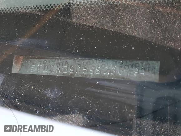 2009 Toyota Sienna CE с VIN 5TDZK29C59S236194, выставлен на аукционе Copart как лот 60360685 с пробегом 261 845 миль миль и Списание • Salvage title. История ставок и продаж доступна на DreamBid. Изображение 13.