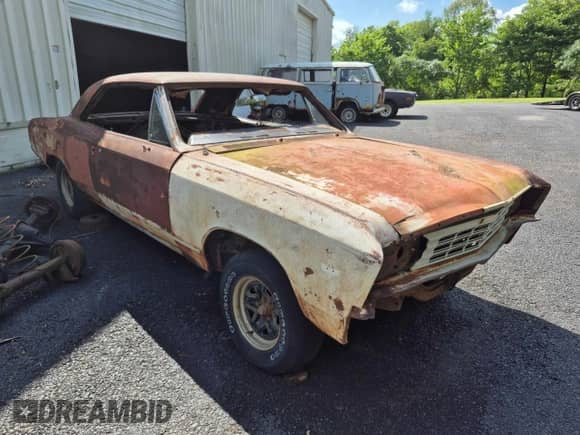 1967 Chevrolet Chevelle с VIN 135177B151992, выставлен на аукционе Copart как лот 68598545 с пробегом 52 753 миль миль и Чистый • Clean title. История ставок и продаж доступна на DreamBid. Изображение 1.