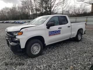 2020 Chevrolet Silverado 1500 Work Truck z VIN 1GCRWAEH2LZ335139, wystawiony jako Copart lot #50863515 z przebiegiem 78 311 mil mil oraz Szkoda całkowita • Salvage title. Historia ofert i sprzedaży dostępna na DreamBid. Obrazek 1.