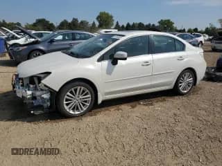 2016 Subaru Impreza Premium z VIN JF1GJAF61GH013113, wystawiony jako Copart lot #81313225 z przebiegiem 82 349 mil mil oraz Szkoda całkowita • Salvage title. Historia ofert i sprzedaży dostępna na DreamBid. Obrazek 1.
