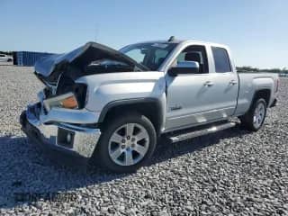 2015 GMC Sierra 1500 SLE with VIN 1GTR1UEC8FZ180587, listed as a Copart auction lot 57760755 with Not provided miles and Salvage title. Bid and sale history available at DreamBid. Image 1.
