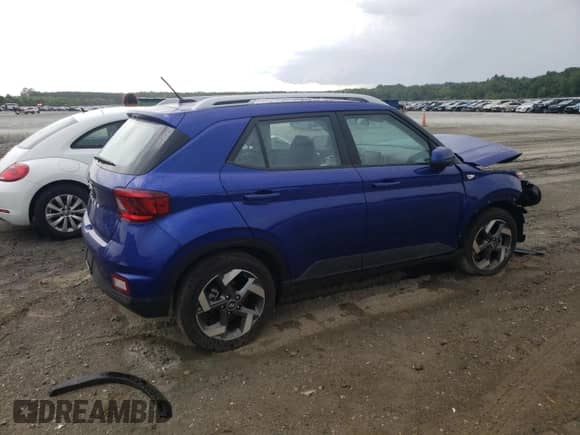 2023 Hyundai Venue SEL with VIN KMHRC8A38PU250557, listed as a Copart auction lot 63398804 with Not provided miles and Salvage title. Bid and sale history available at DreamBid. Image 3.