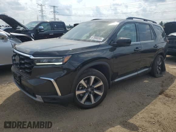 2025 Honda Pilot Elite с VIN 5FNYG1H80SB040372, выставлен на аукционе Copart как лот 67898095 с пробегом 12 859 миль миль и Списание • Salvage title. История ставок и продаж доступна на DreamBid. Изображение 1.