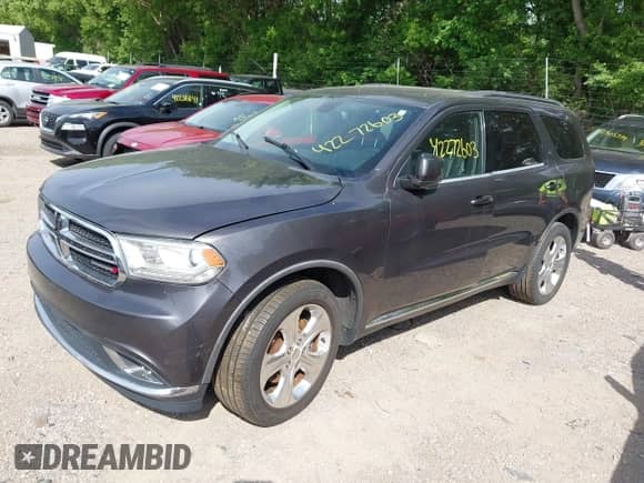2014 Dodge Durango Limited with VIN 1C4SDJDT1EC428639, listed as a IAAI auction lot 42272603 with 175,860 mi miles and . Bid and sale history available at DreamBid. Image 17.