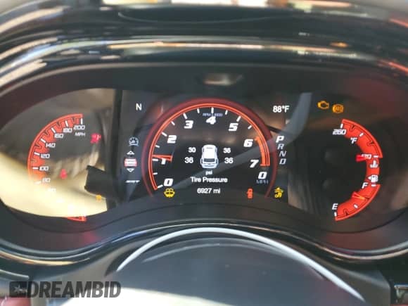 2024 Dodge Durango SRT Hellcat Premium с VIN 1C4SDJH98RC101692, выставлен на аукционе Copart как лот 84962845 с пробегом 6 927 миль миль и Списание • Salvage title. История ставок и продаж доступна на DreamBid. Изображение 9.