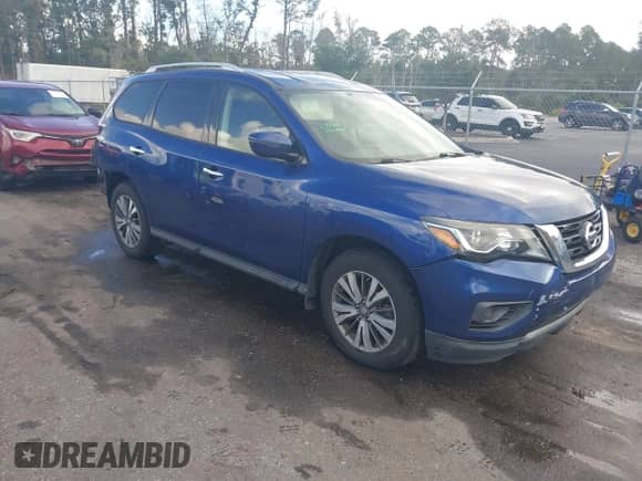 2018 Nissan Pathfinder Platinum with VIN 5N1DR2MM8JC632451, listed as a IAAI auction lot 43407136 with 110,316 mi miles and . Bid and sale history available at DreamBid. Image 1.