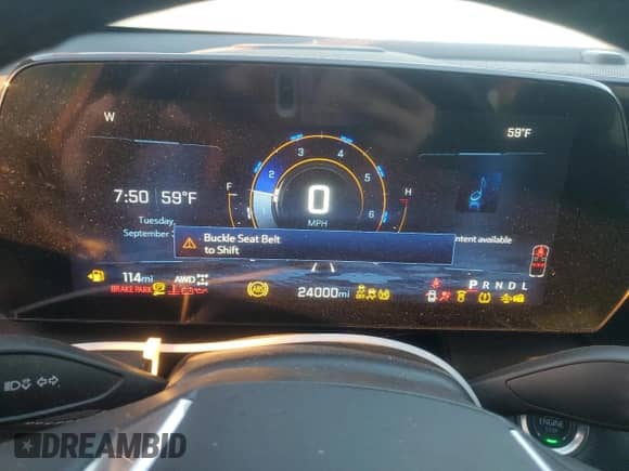 2025 Chevrolet Equinox AWD LT с VIN 3GNAXPEG1SL198602, выставлен на аукционе Copart как лот 81625665 с пробегом 24 000 миль миль и Списание • Salvage title. История ставок и продаж доступна на DreamBid. Изображение 9.