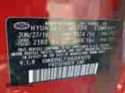 2017 Hyundai Elantra Limited with VIN KMHD84LF0HU243079, listed as a Copart auction lot 67252905 with 109,657 mi miles and Salvage title. Bid and sale history available at DreamBid. Image 13.