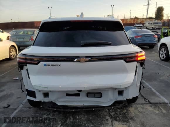 2024 Chevrolet Equinox EV LT с VIN 3GN7DLRP0RS247200, выставлен на аукционе Copart как лот 45700675 с пробегом 3 479 миль миль и Списание • Salvage title. История ставок и продаж доступна на DreamBid. Изображение 6.