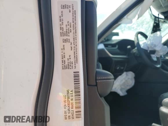 2023 Jeep Grand Cherokee Limited с VIN 1C4RJKBG2P8877045, выставлен на аукционе Copart как лот 70749145 с пробегом Не указан миль и Списание • Salvage title. История ставок и продаж доступна на DreamBid. Изображение 14.