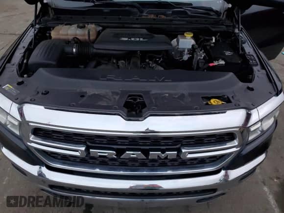 2021 Ram 1500 Big Horn with VIN 1C6RREFM9MN712074, listed as a Copart auction lot 87685655 with 33,312 mi miles and Salvage title. Bid and sale history available at DreamBid. Image 11.